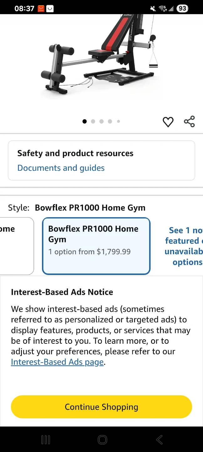 Bowflex PR1000 Home Gym - photo 5