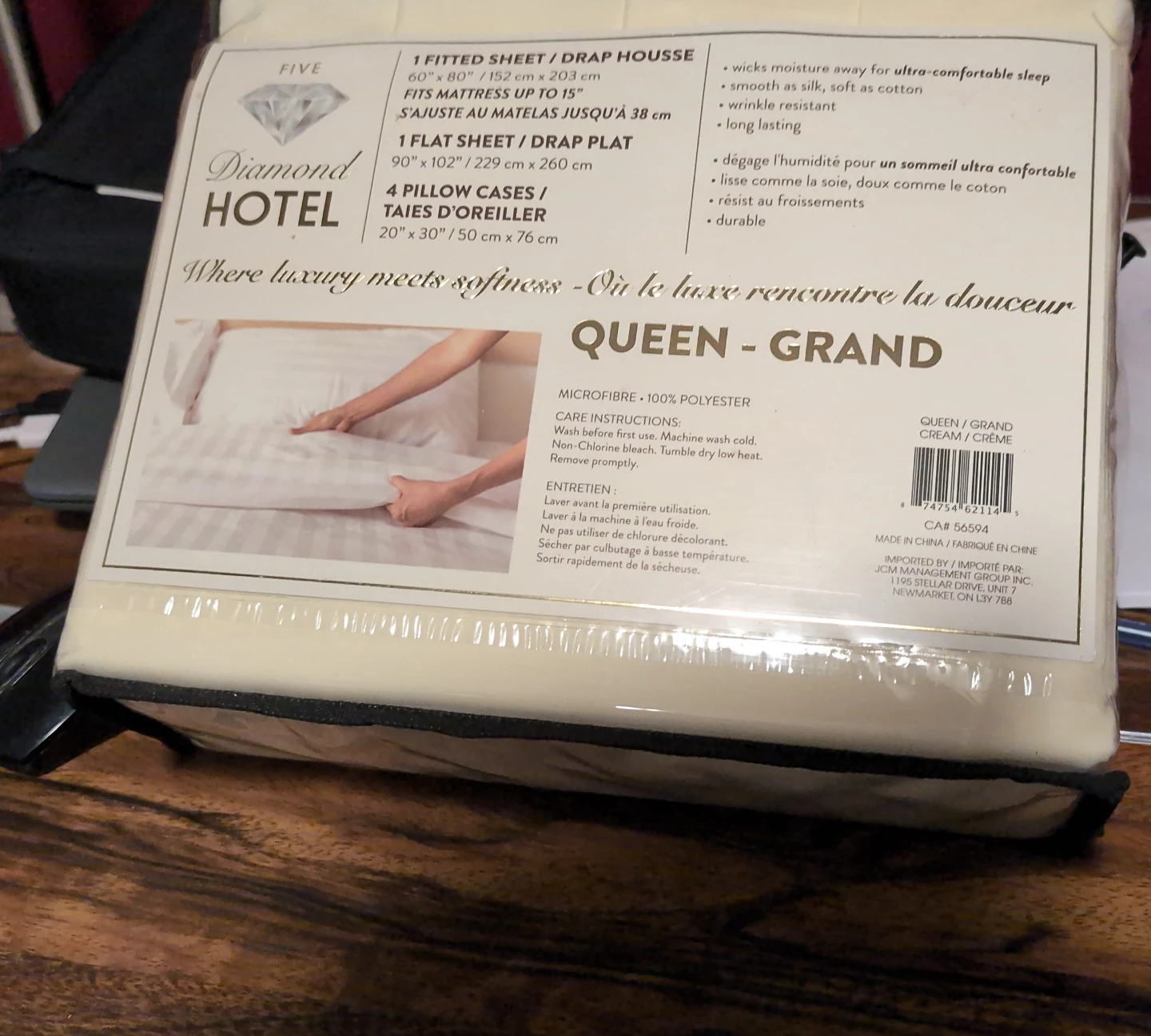Queen bed Sheet Set +4 pillow cases