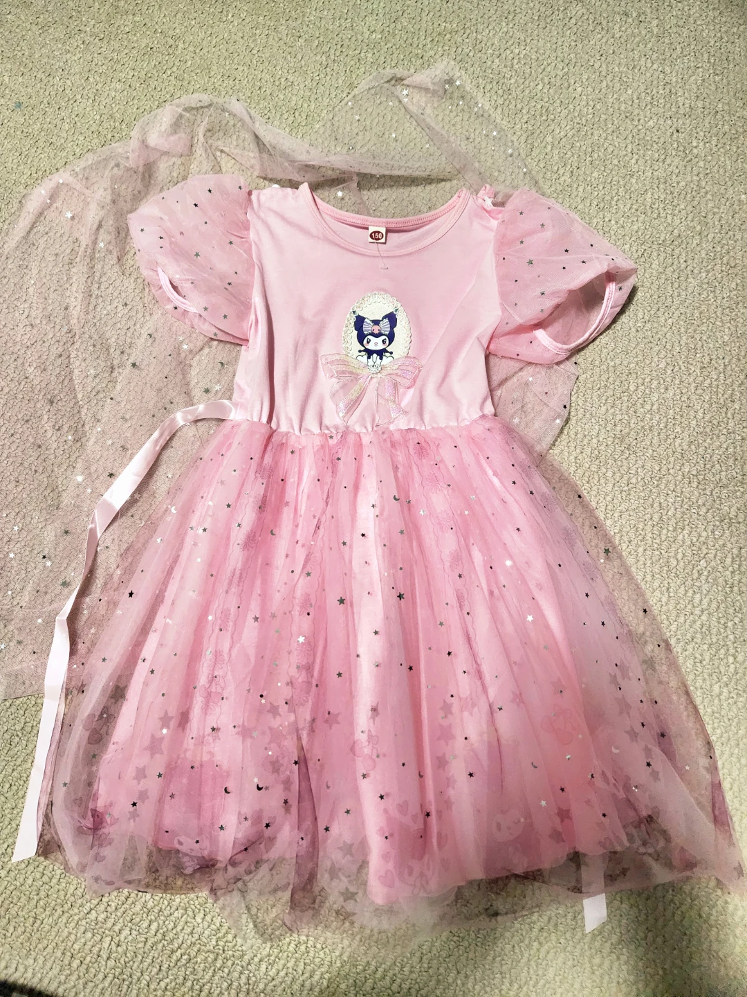 Pink Kuromi Themed Tutu Dress 6t - photo 3