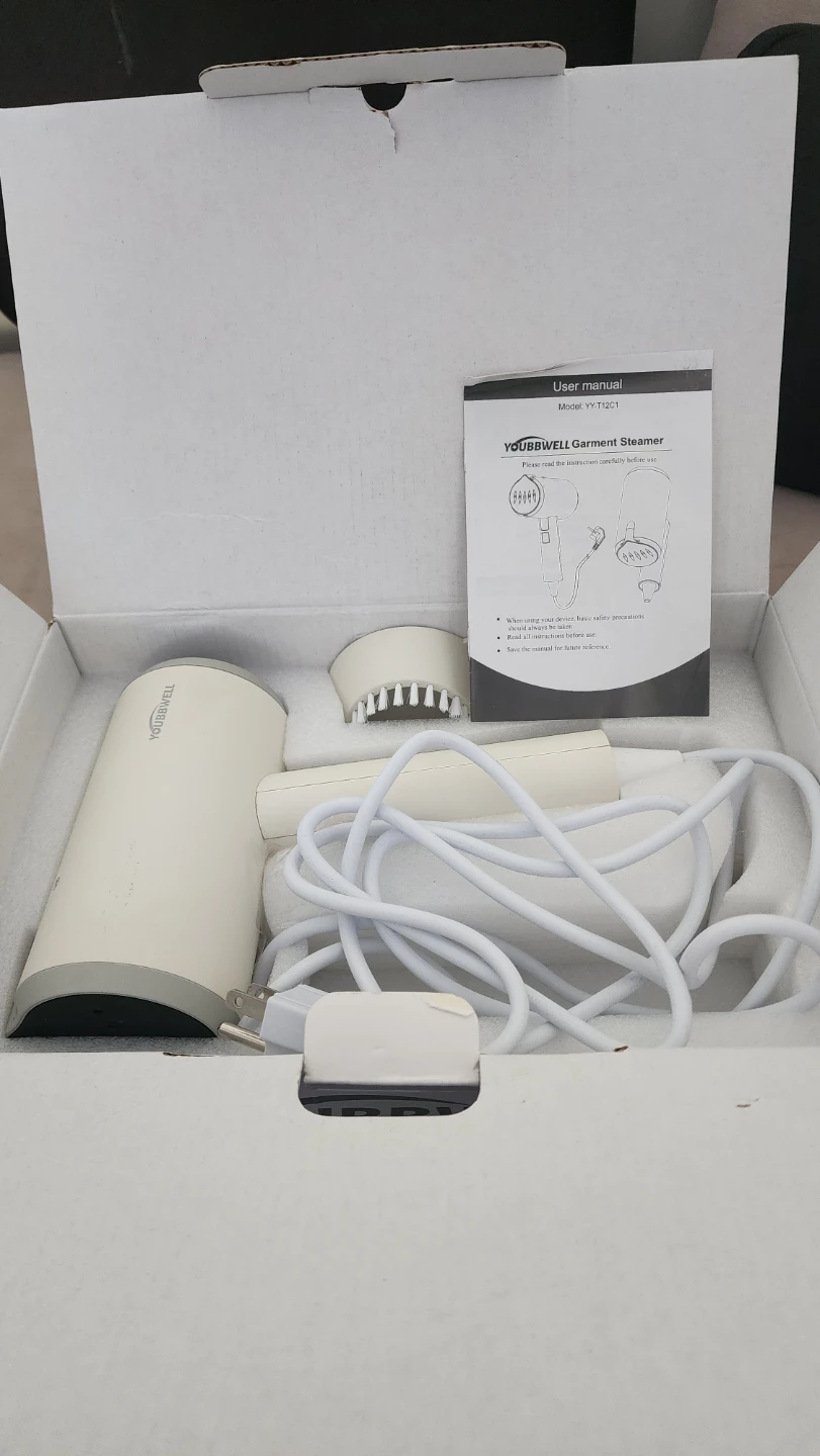 Youbbwell Handheld Garment Steamer Model YY-T12C1 - photo 3