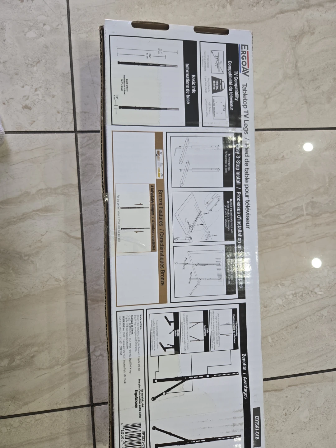 ERGOAV Tabletop TV Legs Stand - photo 2
