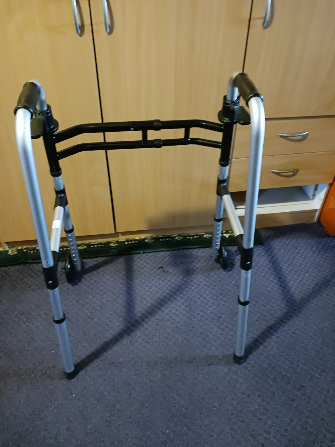 Adjustable Mobility Walker with Front Wheels