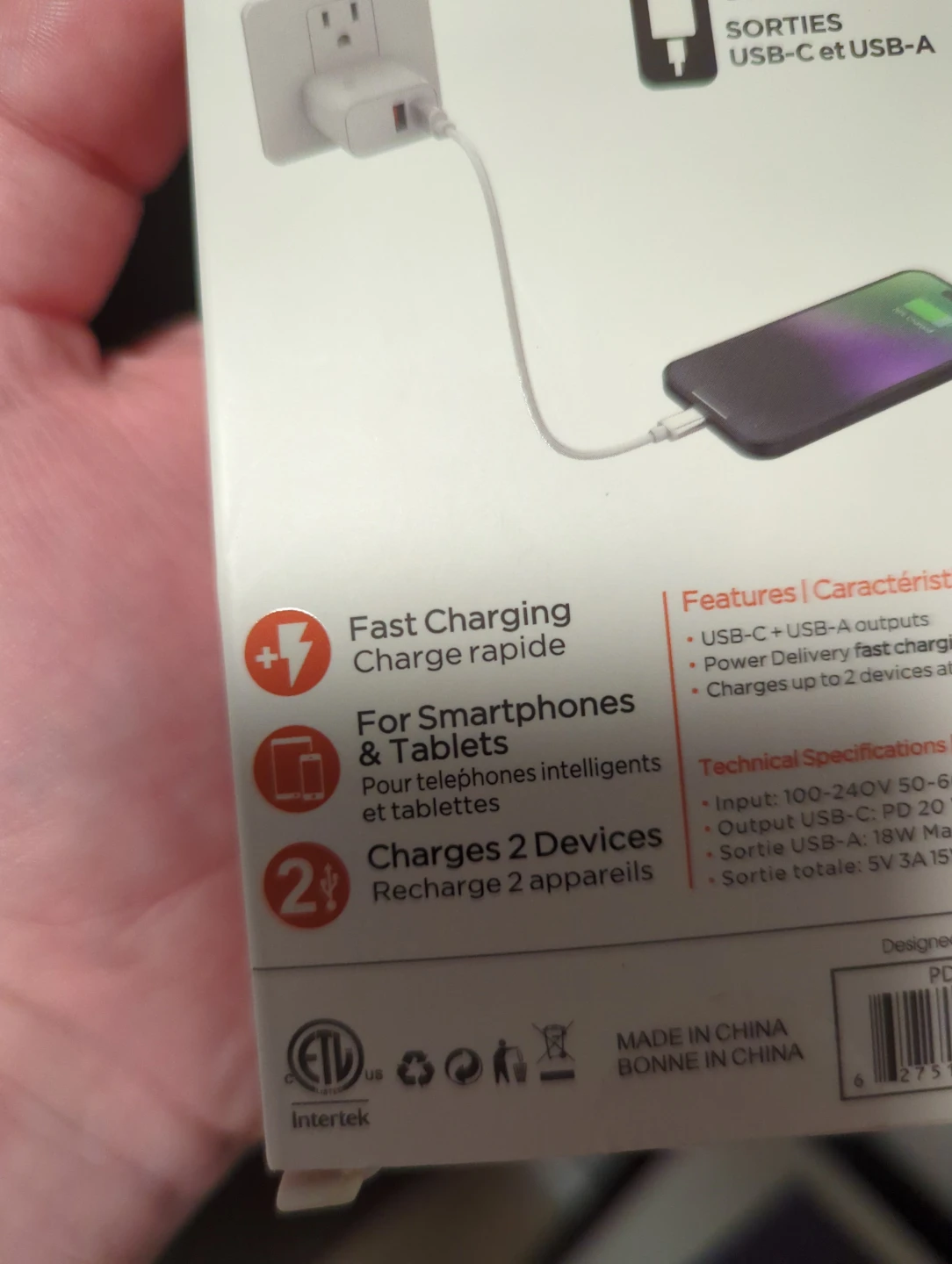 PDI Accessories PD 20W Dual Wall Charger - photo 4