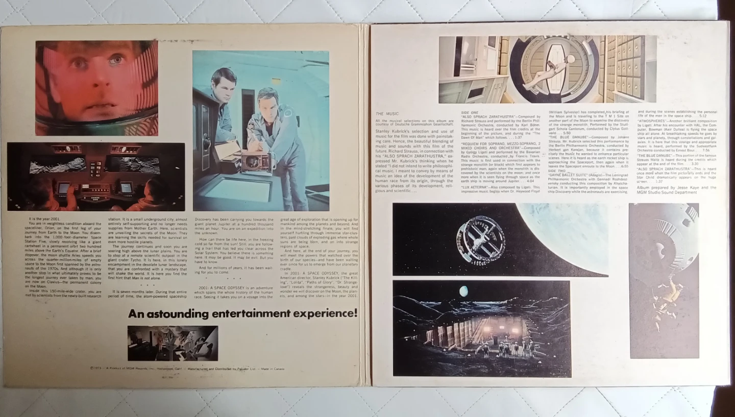 2001: A Space Odyssey Vinyl Soundtrack. - photo 2