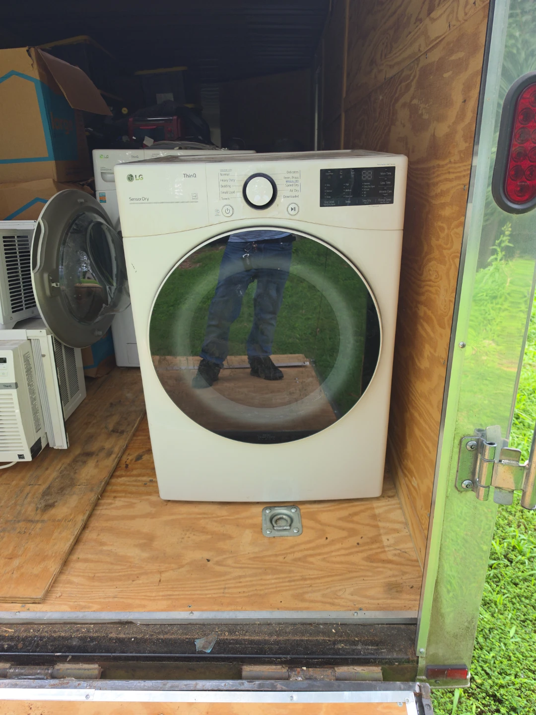 LG ThinQ Sensor Dry Electric Dryer and washer