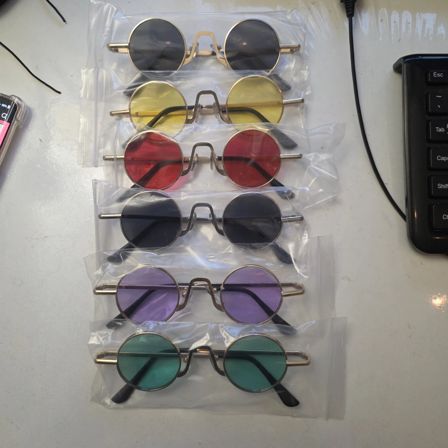 Retro Round Sunglasses – Vintage Hippnon Style (Brand New)