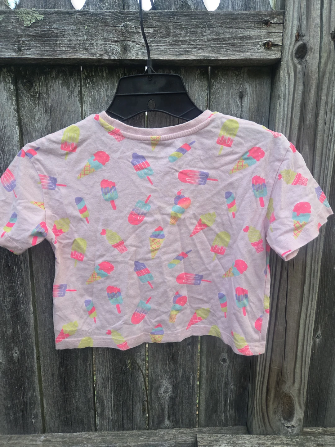 Primark Pink Ice Cream Print T-Shirt 6-7 Yrs - photo 3