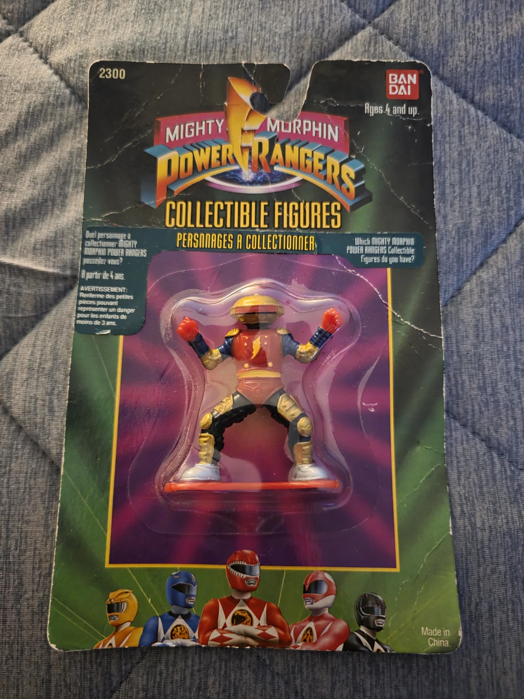 Vintage Alpha 5 Mighty Morphin Power Rangers Collectible Figure