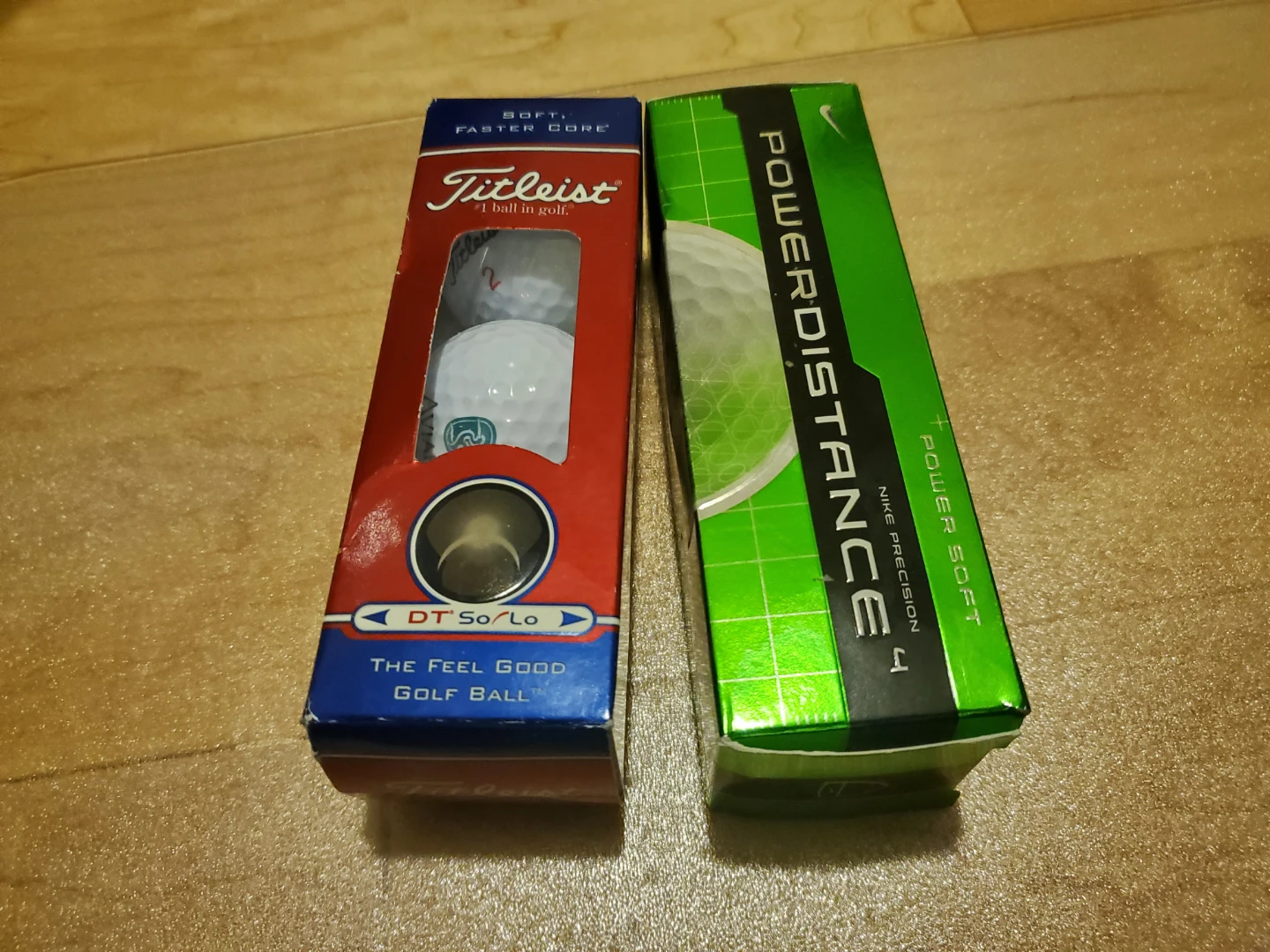 Titleist and Nike Golf Balls