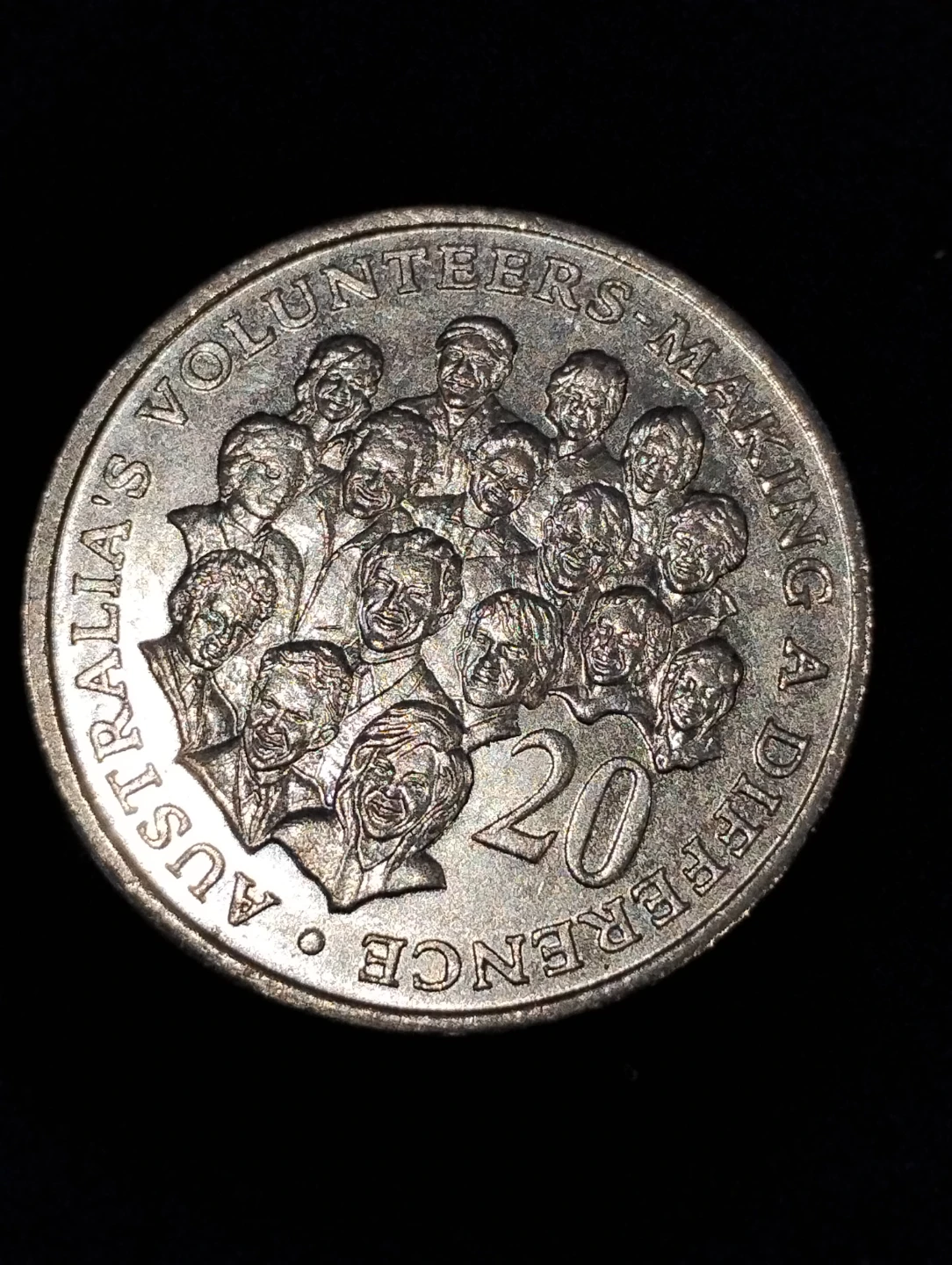 2003 Australian 20 Cent Volunteers Coin - photo 2