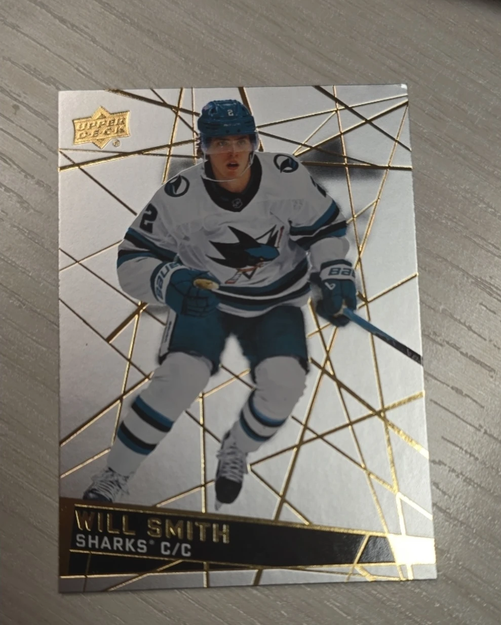 Upper Deck Will Smith Sharks Hockey Card