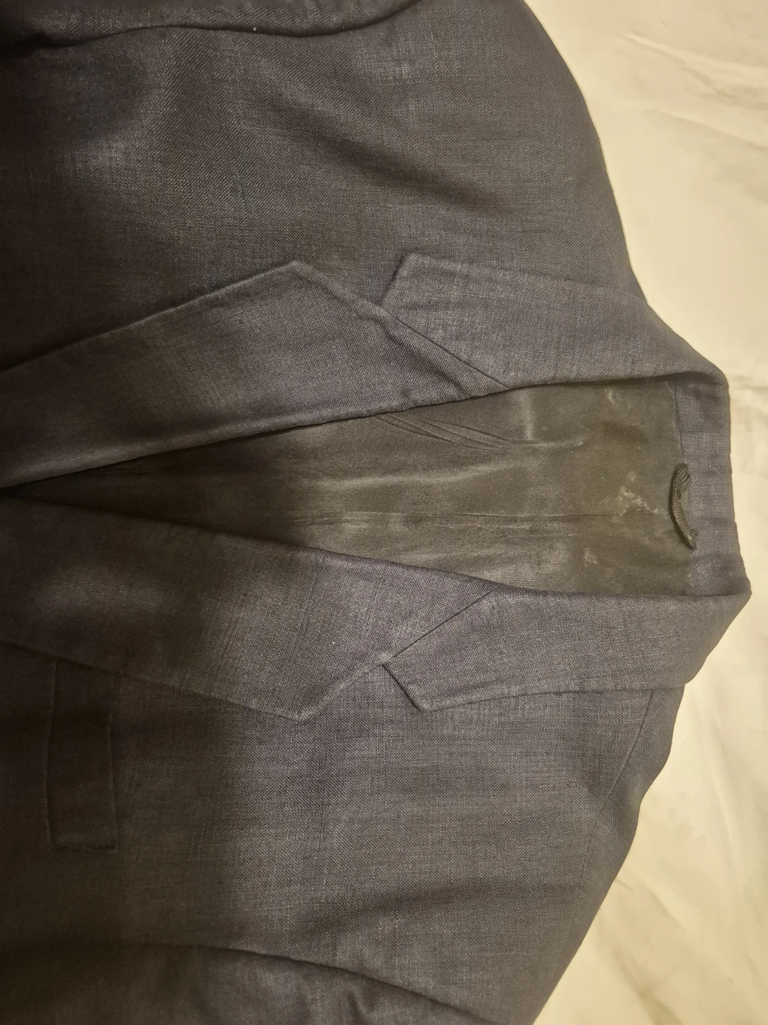 Dark blue  linen blazer - photo 2
