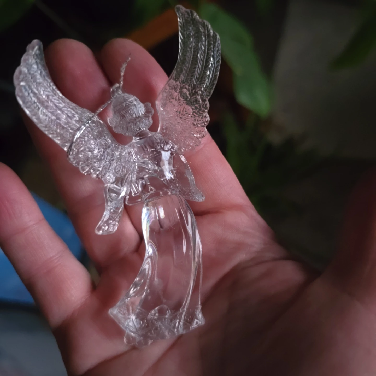 Clear Acrylic Angel Ornament - photo 2