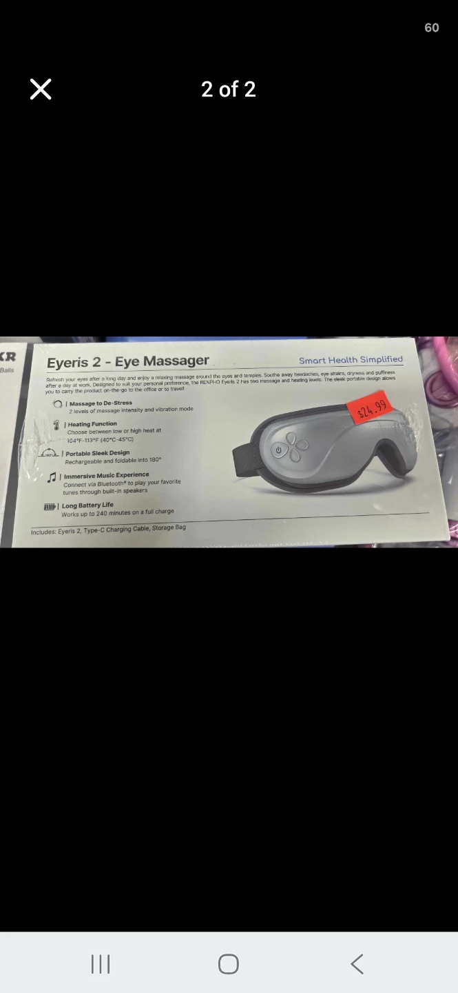 Renpho Eyeris 2 Eye Massager - photo 2
