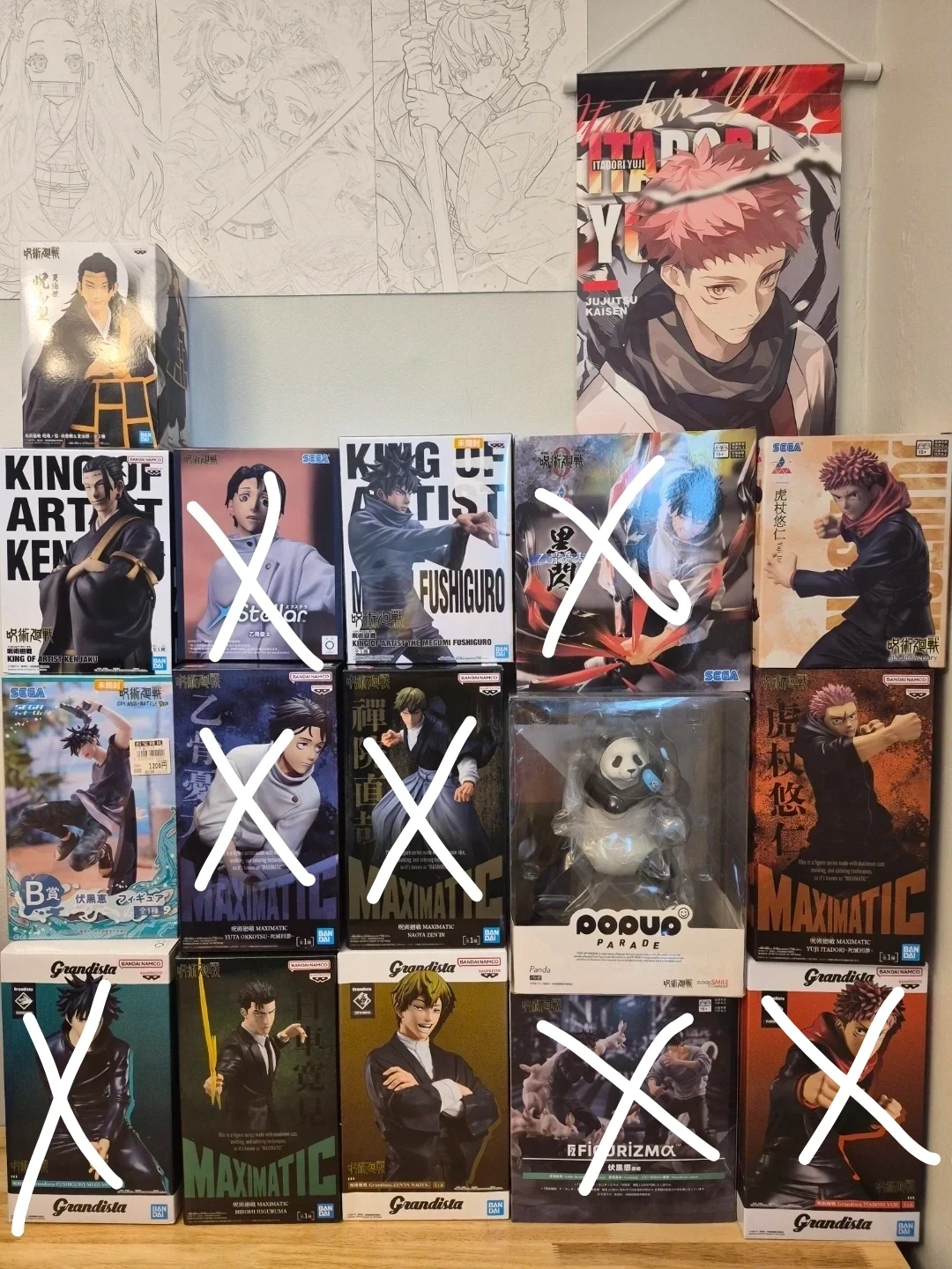 Jujutsu kaisen Figures