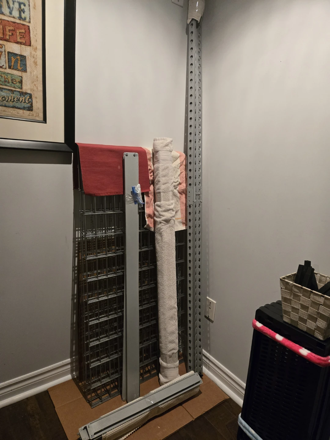 Industrial metal shelving unit - photo 3