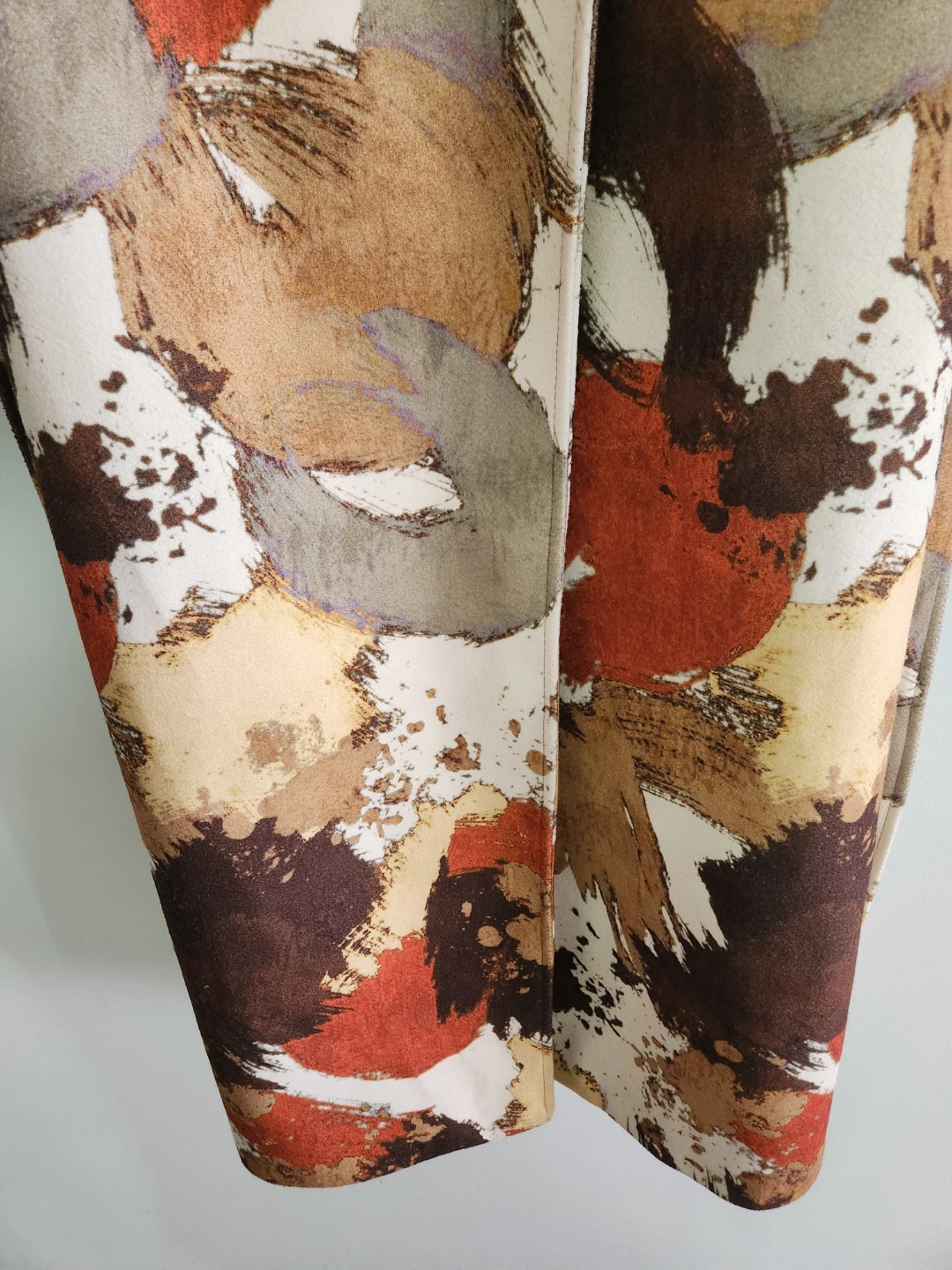 Abstract Print Double-Breasted Coat - photo 4
