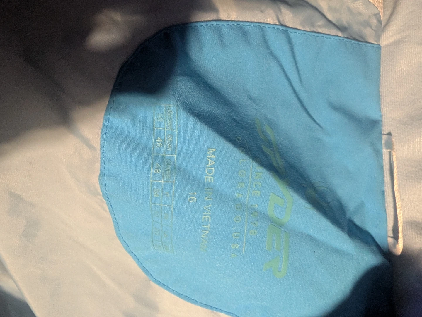 Spyder Blue Insulated Winter Jacket - photo 2