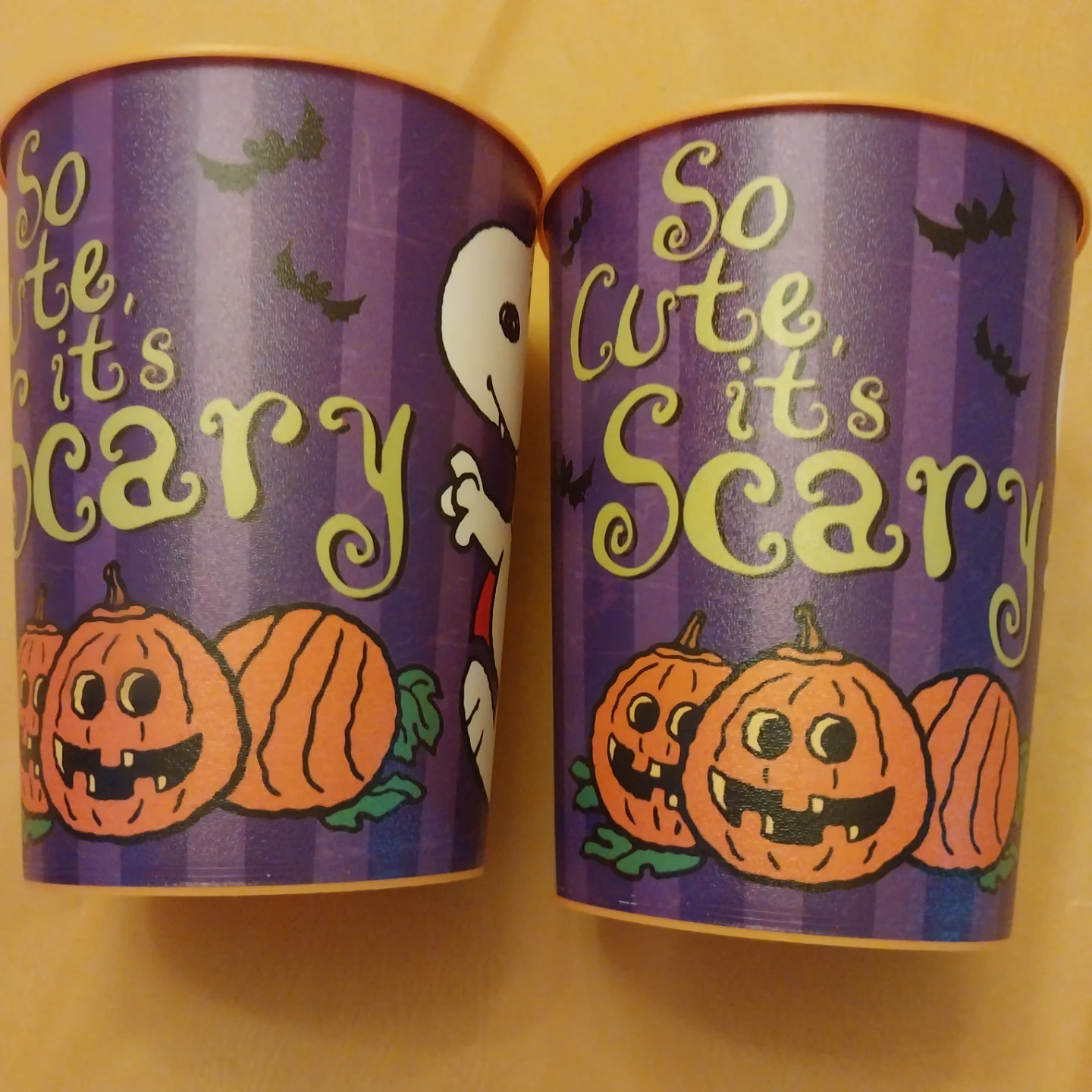 Peanuts Halloween Party Cups