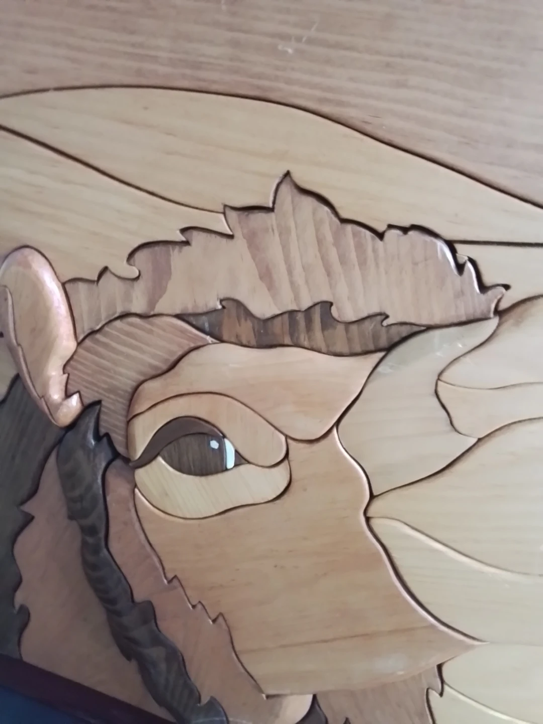 Intarsia Wooden Camel Wall Art - photo 2