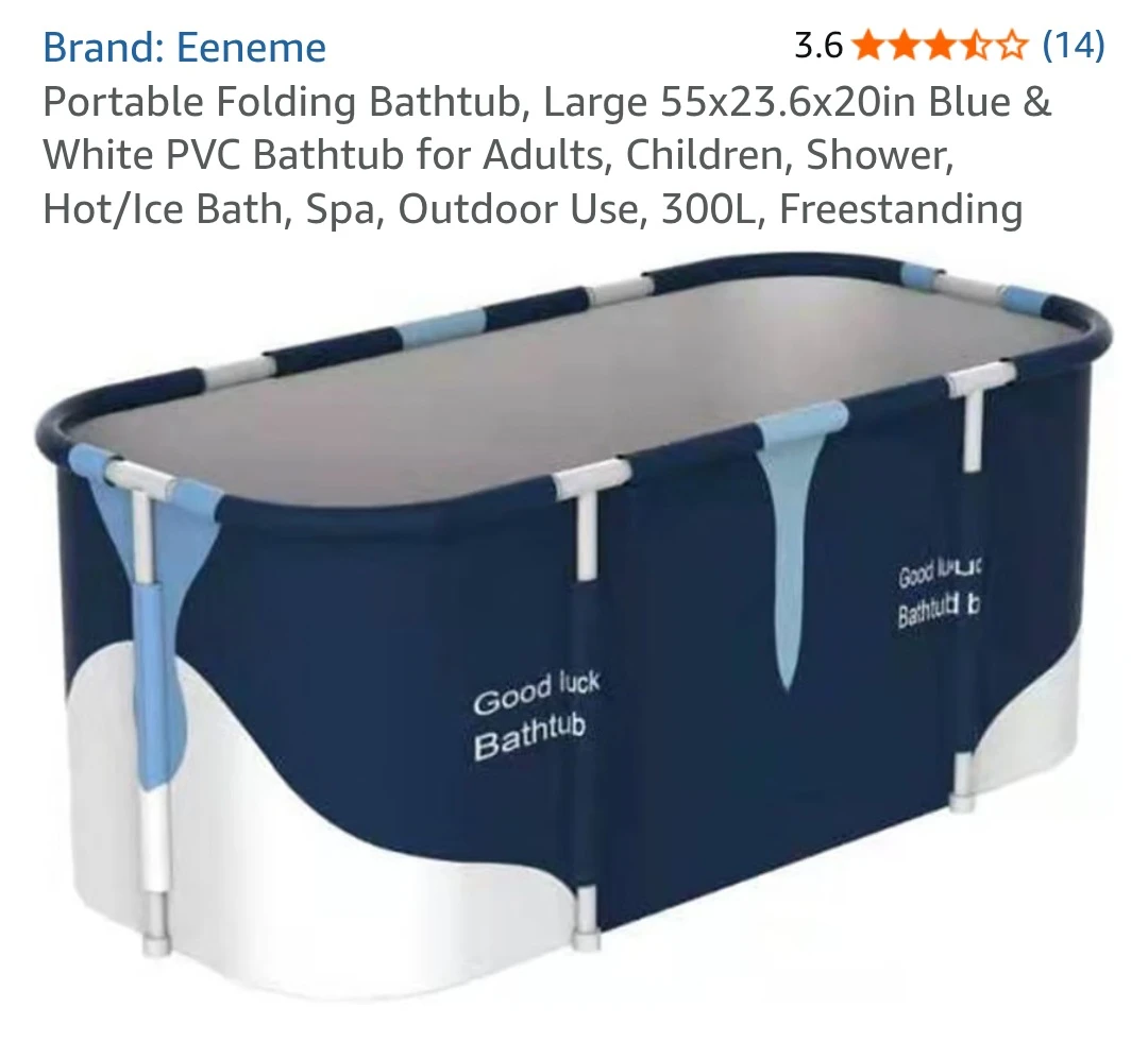 Eeneme Portable Folding Bathtub - photo 3