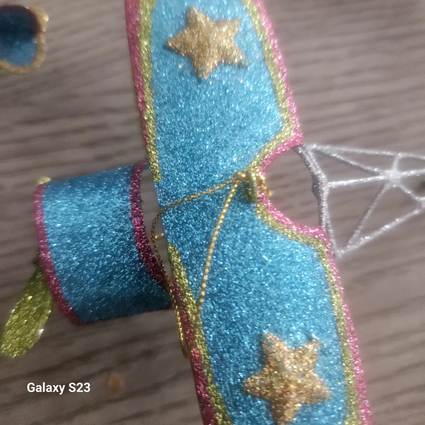 Glitter Airplane Christmas Ornaments - photo 2