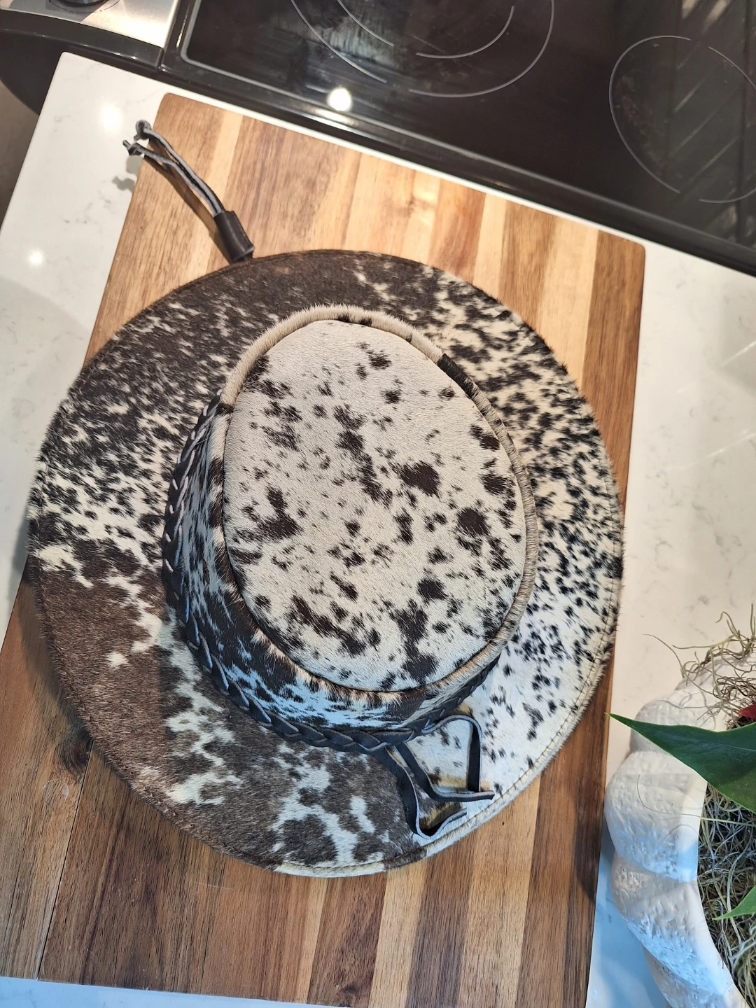 Cowhide Leather Cowboy Hat Extra Large - photo 3