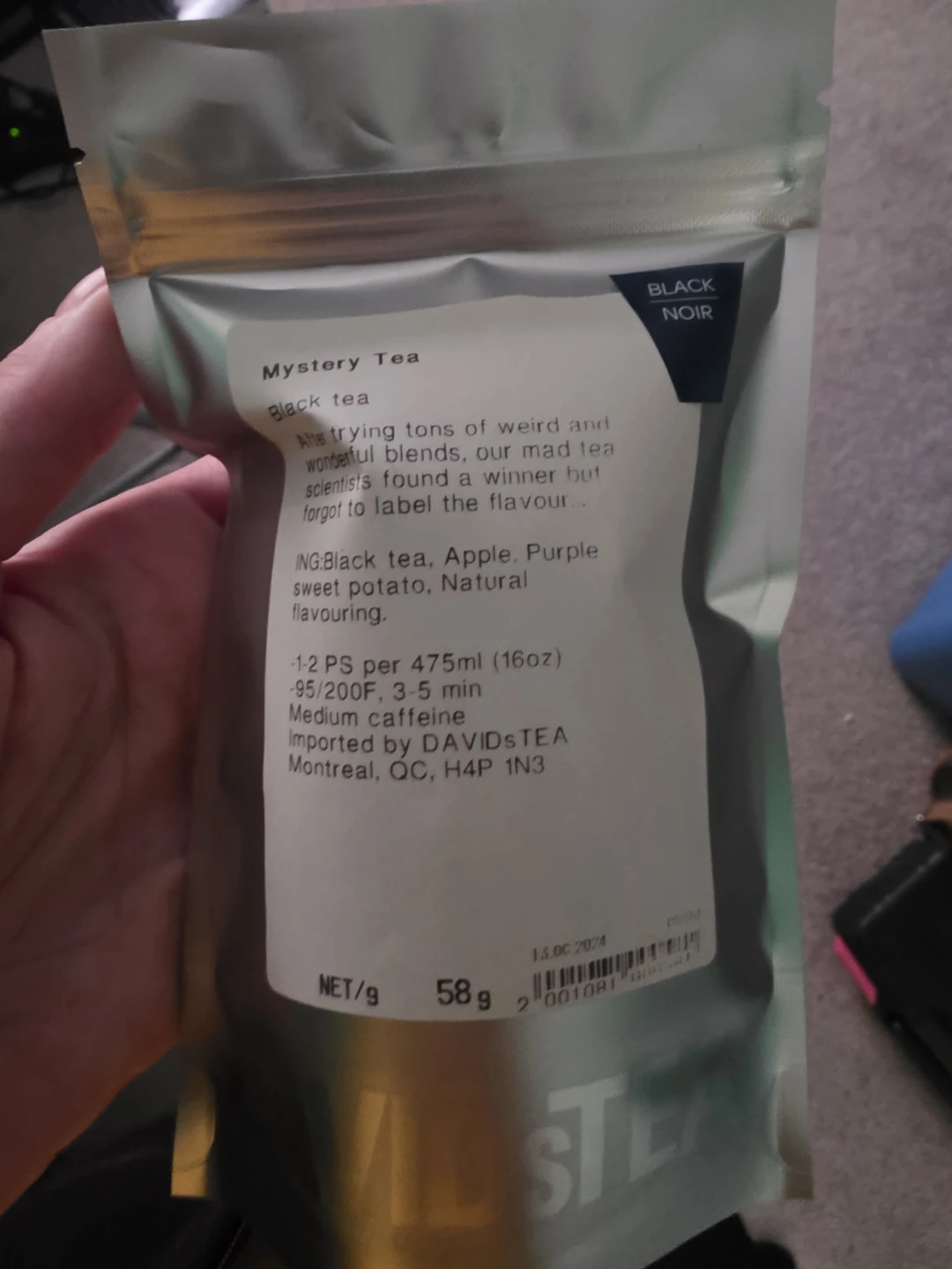 DAVIDsTEA Mystery Black Tea