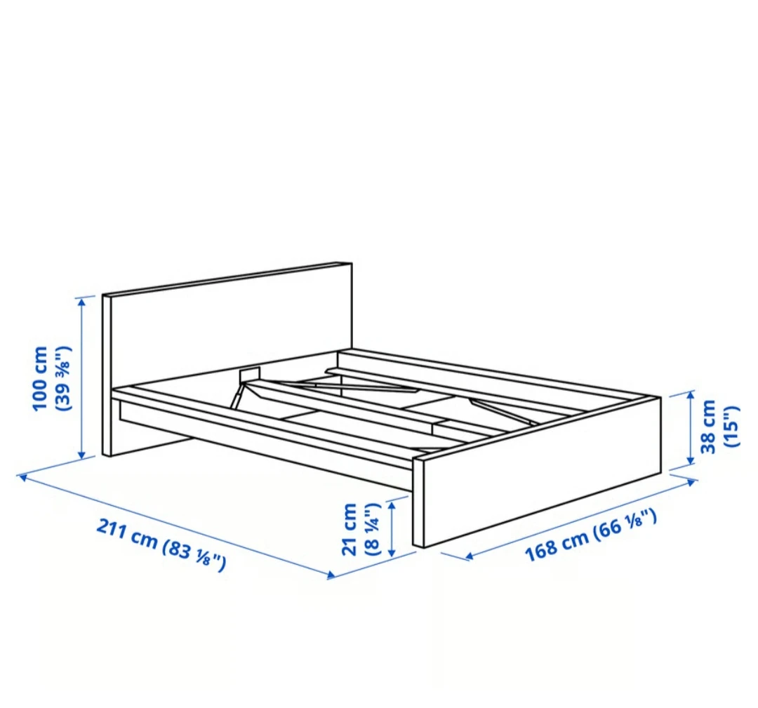 IKEA MALM Queen Size Bed Frame - photo 4