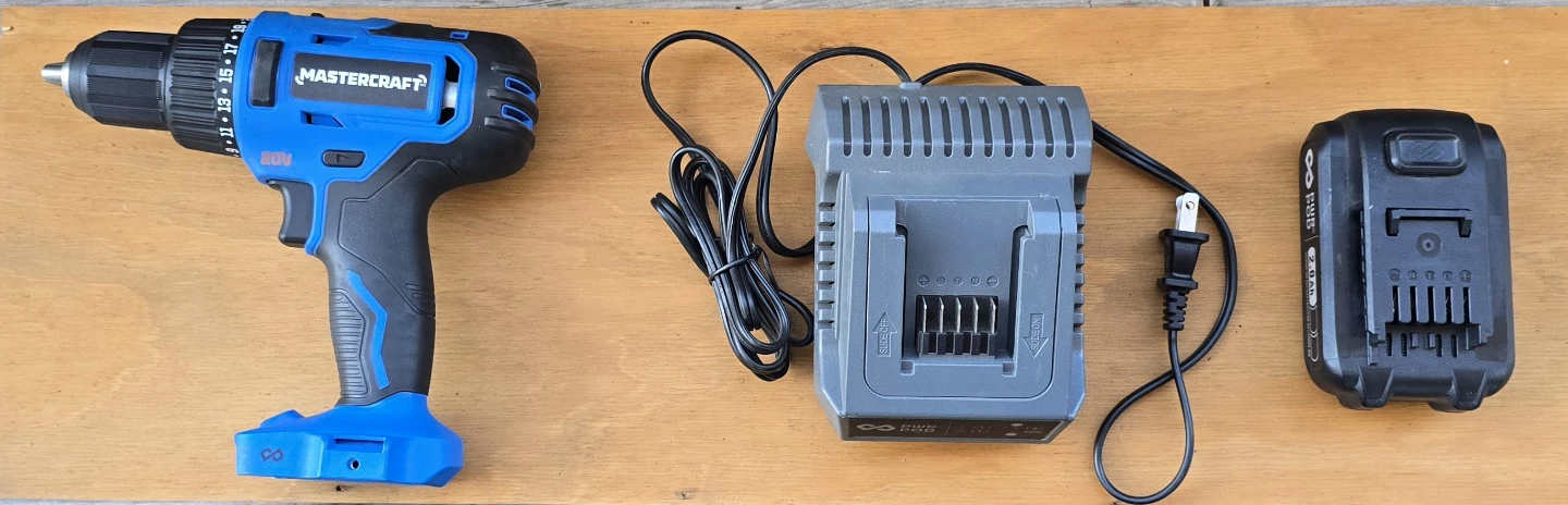 Mastercraft 20V Drill with Charger and Battery - photo 3