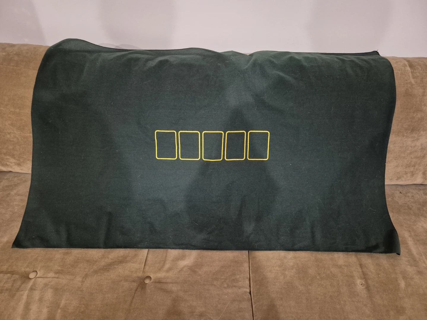 Dark Green Felt Poker Tabletop Mat