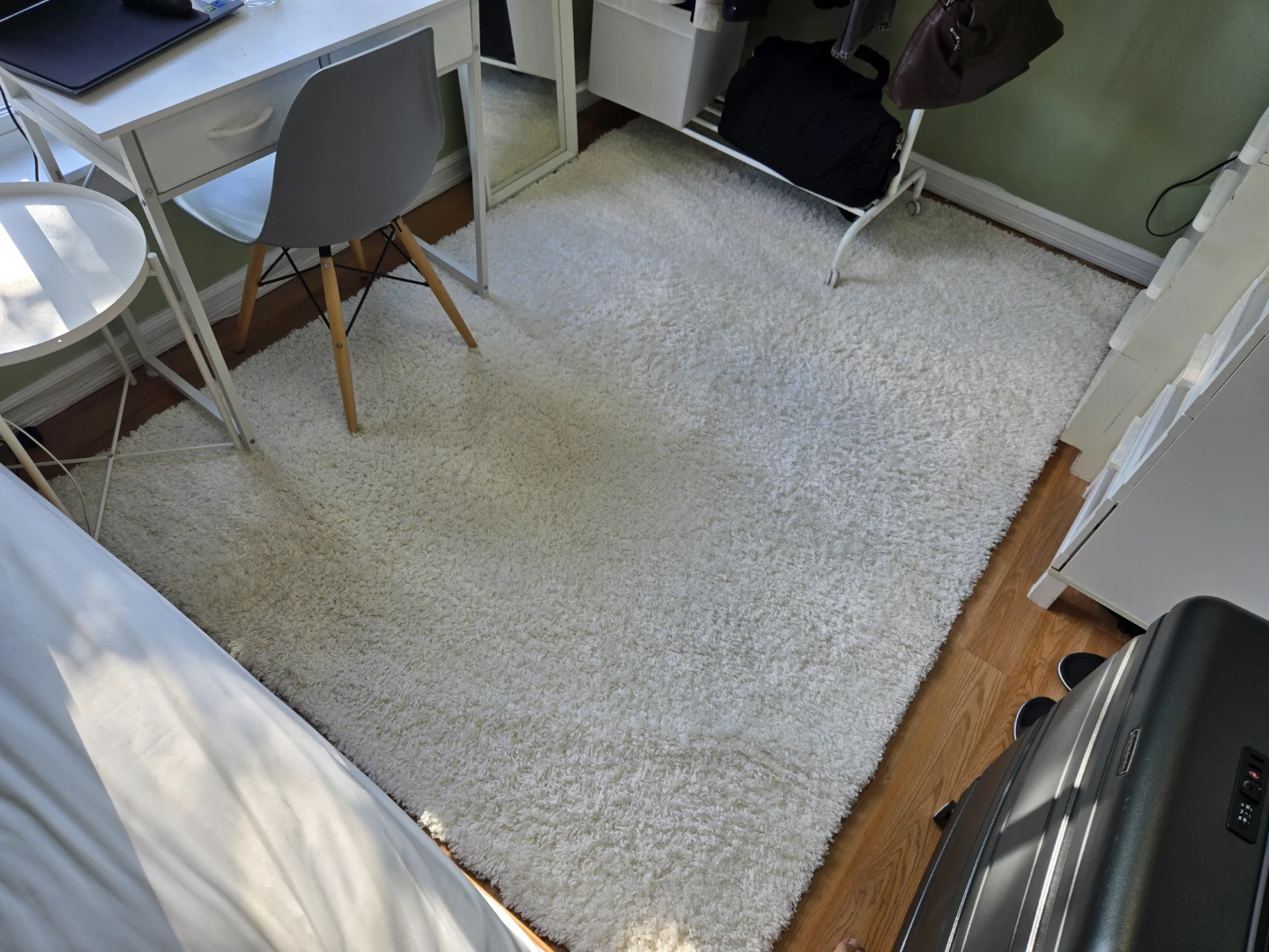 IKEA ÄRENDE Shaggy Rug – Off-White (160 × 230 cm)