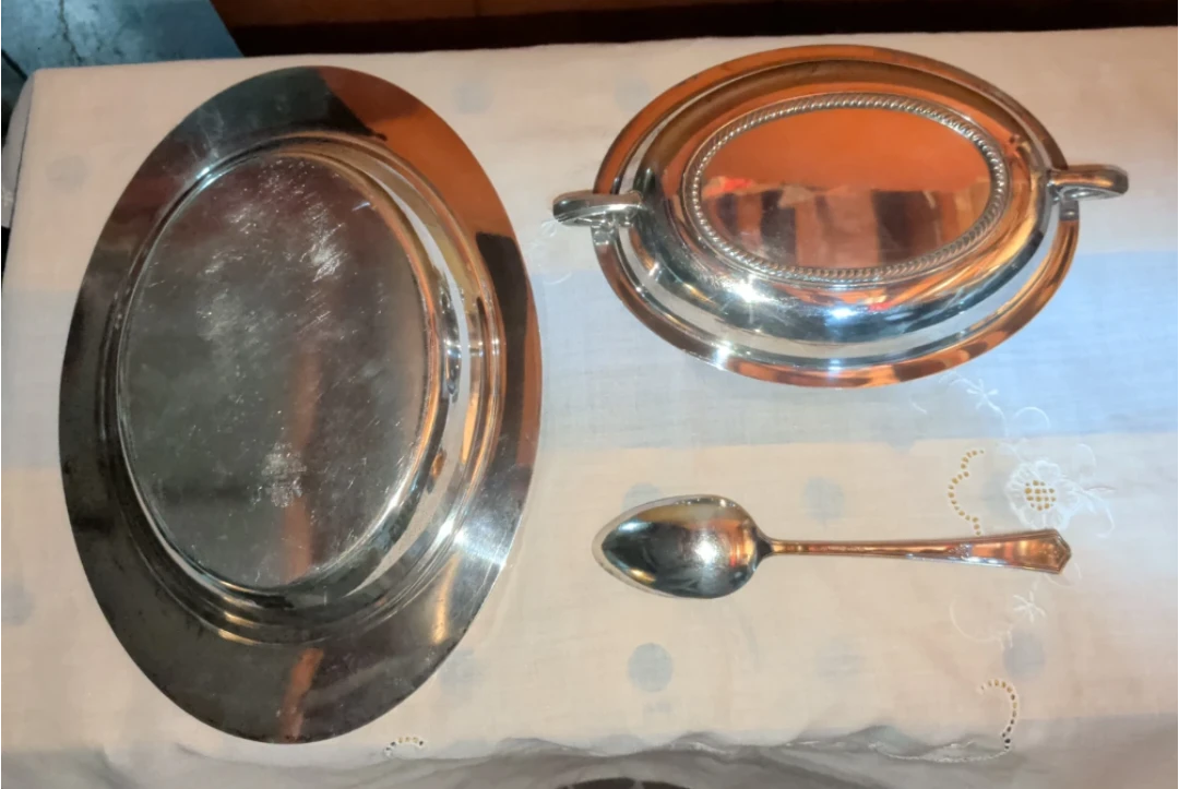 Wm. A. Rogers Silver Plate Serving Set - photo 2