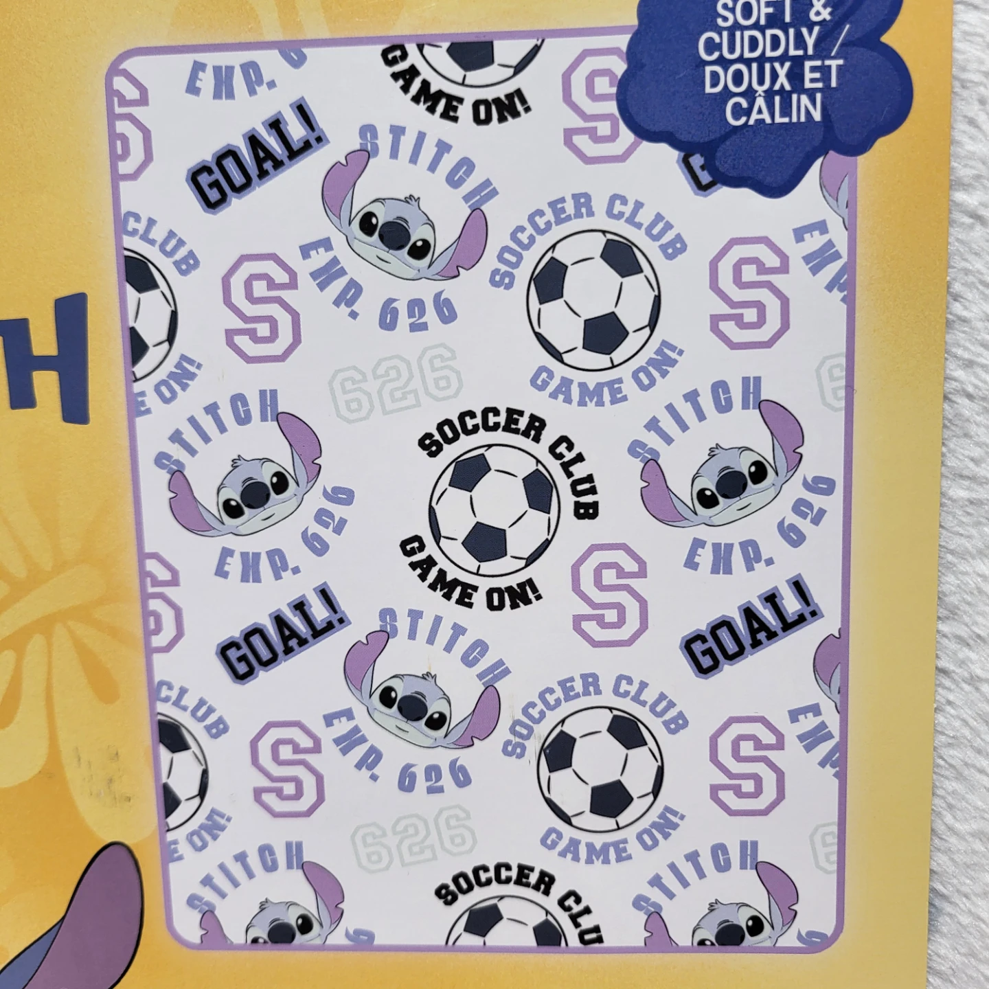 Disney Stitch Soccer Club Silky Soft Throw - photo 3