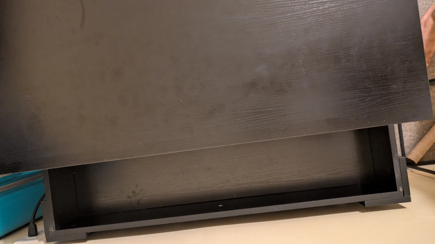 Black Lift-Top Coffee Table with Storage - photo 2