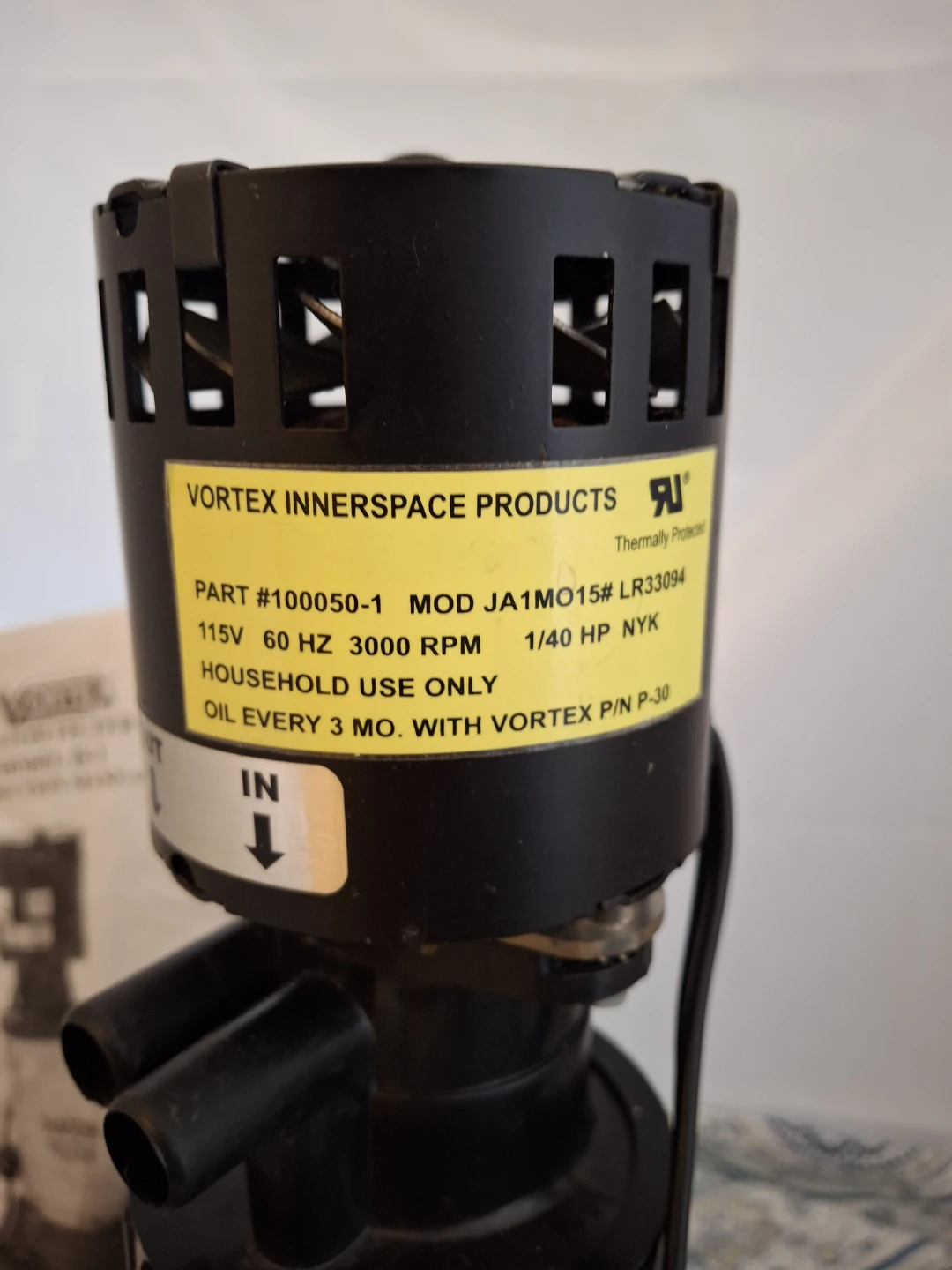 Vortex Diatom Filter Model D-1 - photo 2