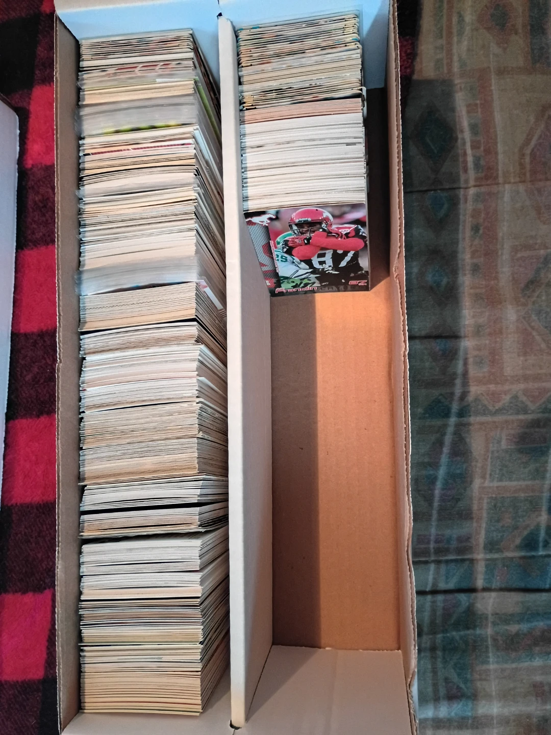 Large Box of Mixed Football Cards - photo 2