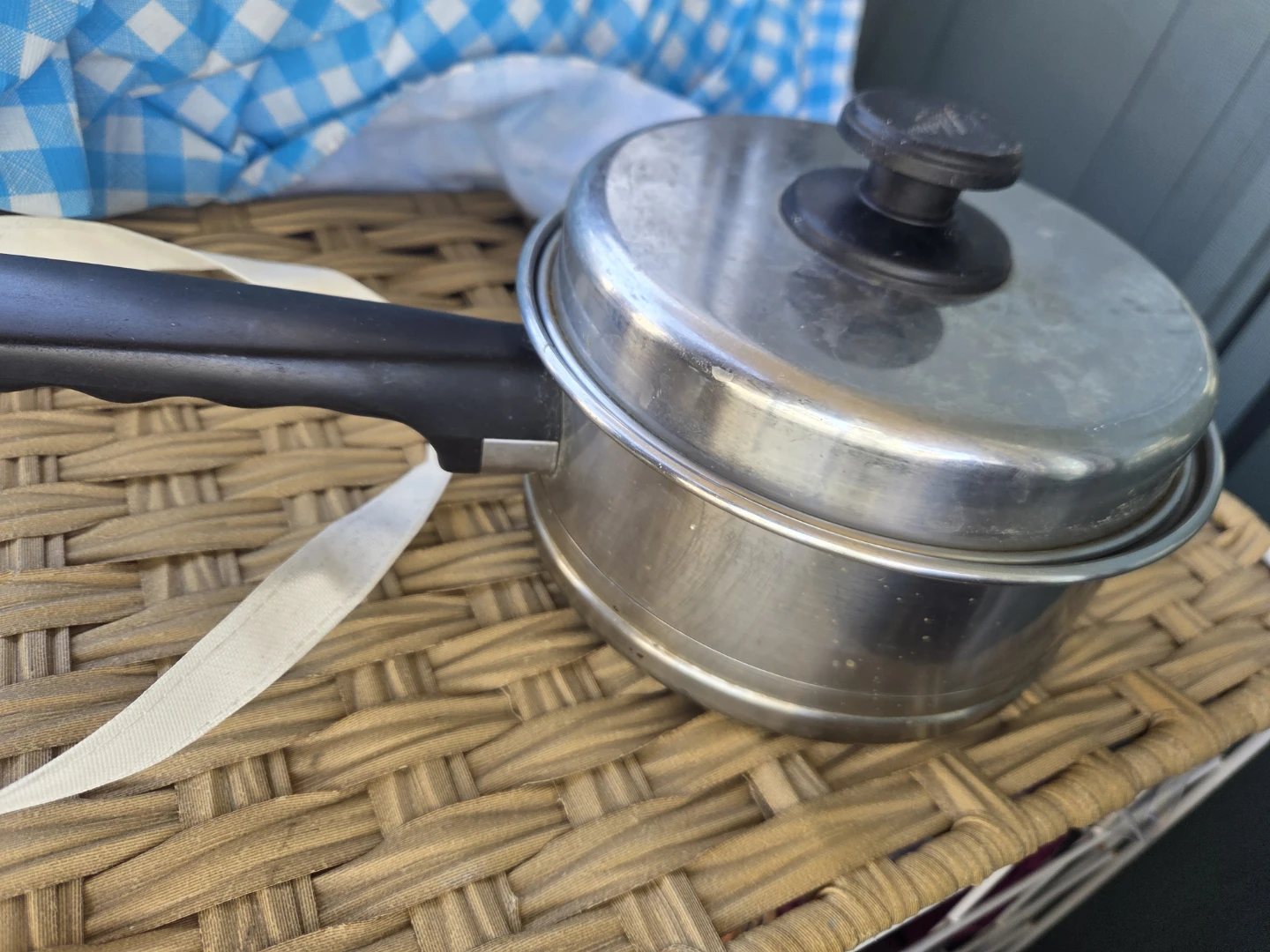 Lifetime stainless steel saucepan with lid - photo 2