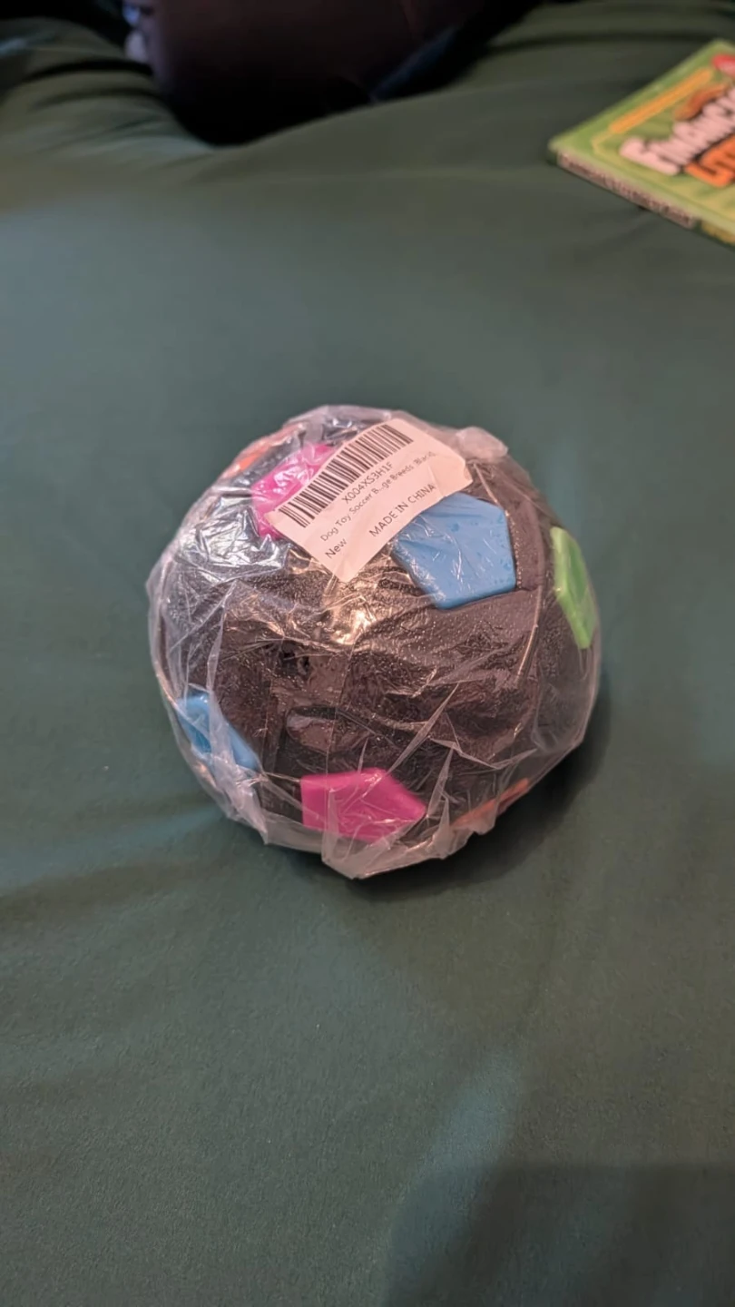 Soccer Ball Dog Toy with Handle - photo 2