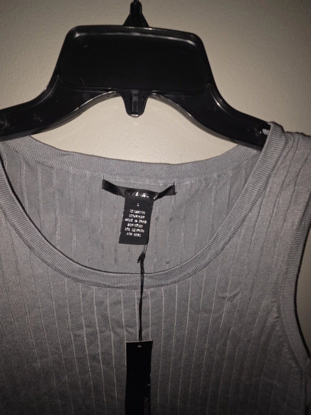 Levin & Madison Ribbed Tank Top, Size Large - photo 2