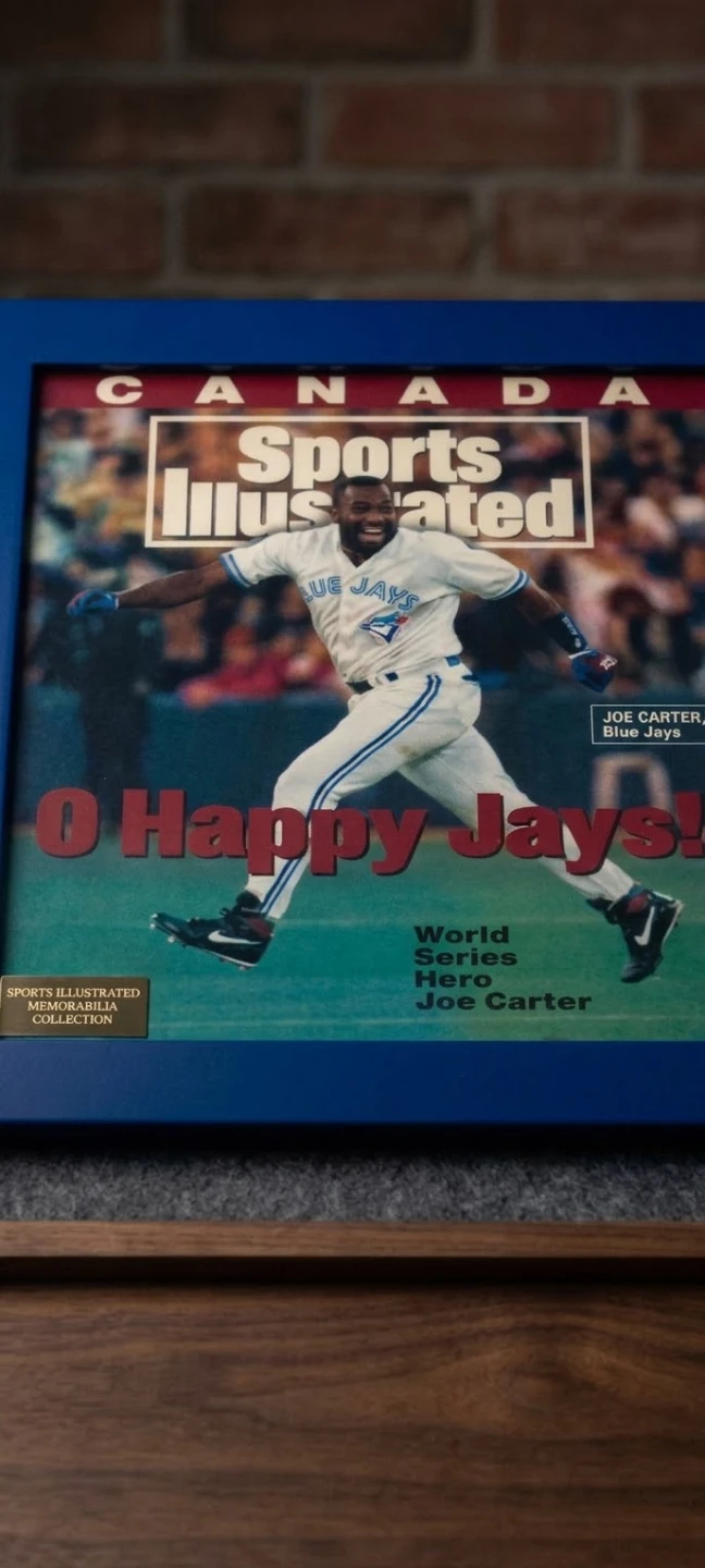 Sports Illustrated Joe Carter Framed Memorabilia - photo 2