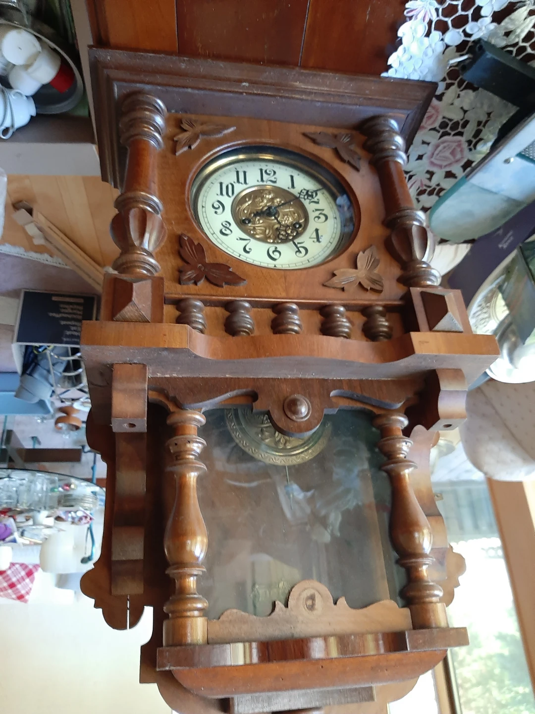 Vintage Wooden Wall Clock