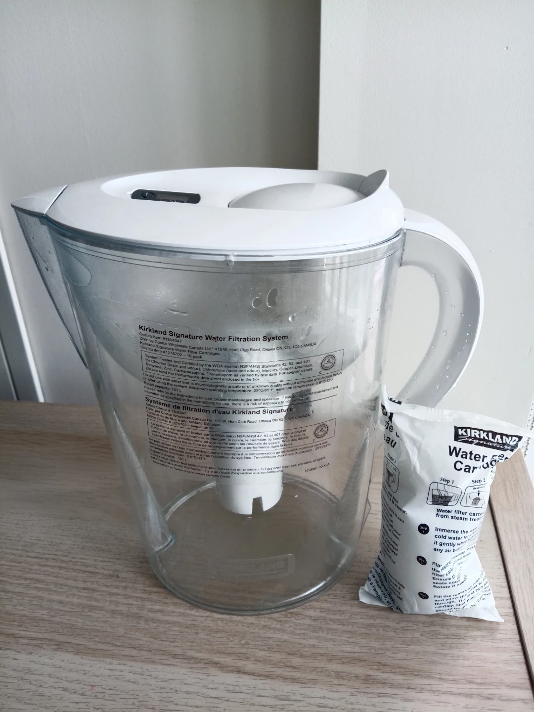Kirkland Signature Water Filter Pitcher