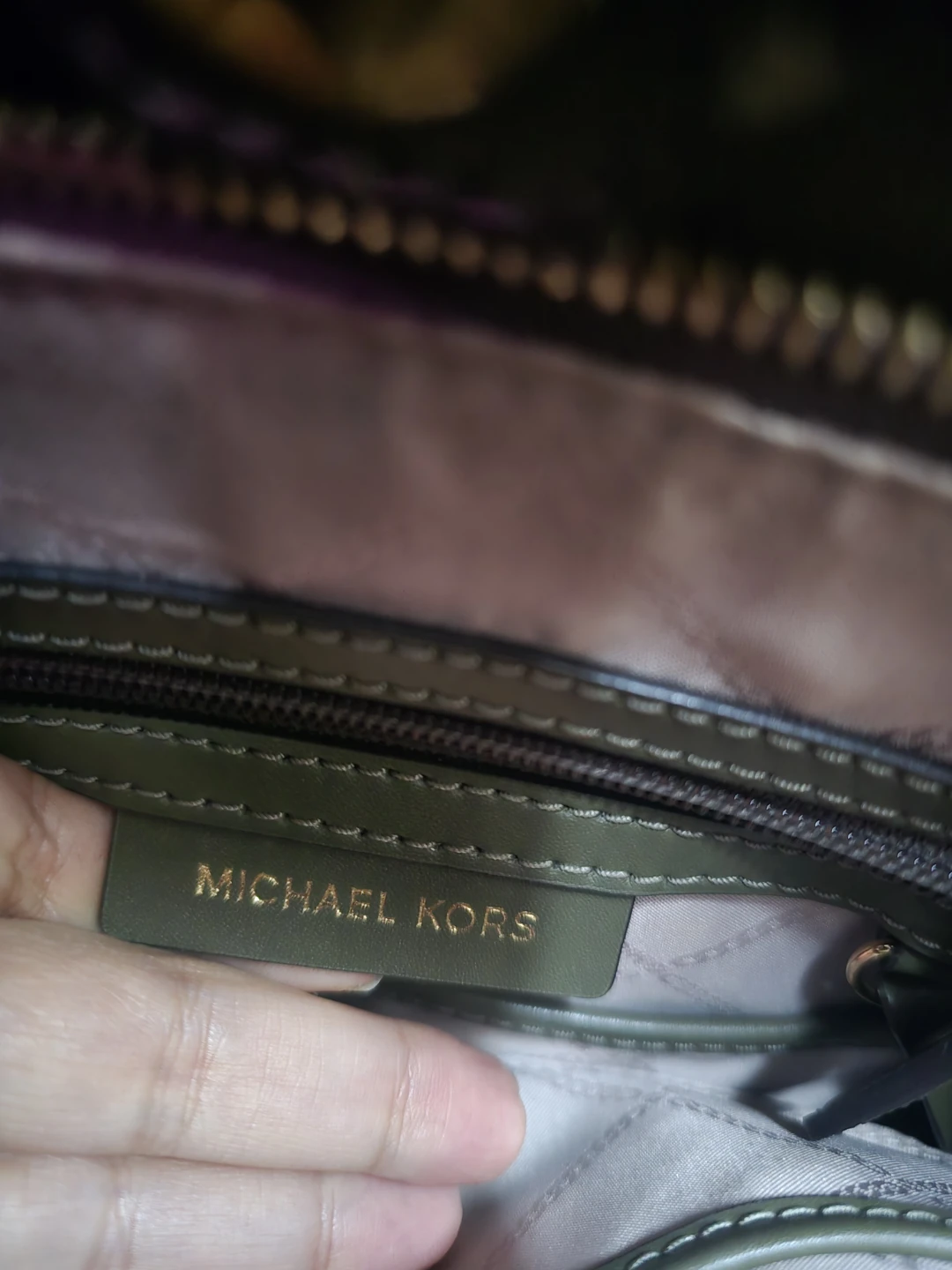 Michael Kors Olive Green Tote Bag - photo 2