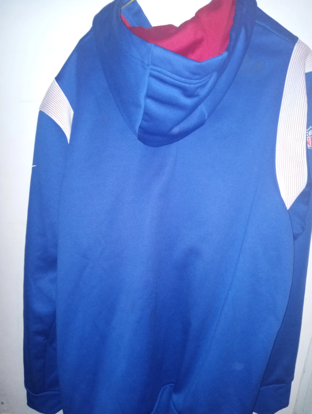 New York Giants Nike Therma-Fit Hoodie - photo 2