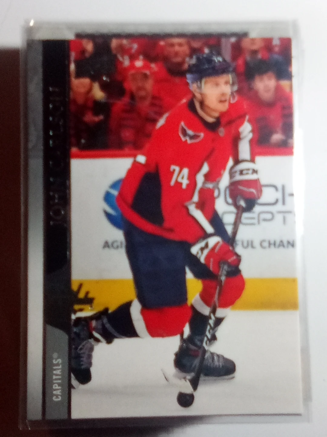 2020-21 Upper Deck John Carlson Hockey Card