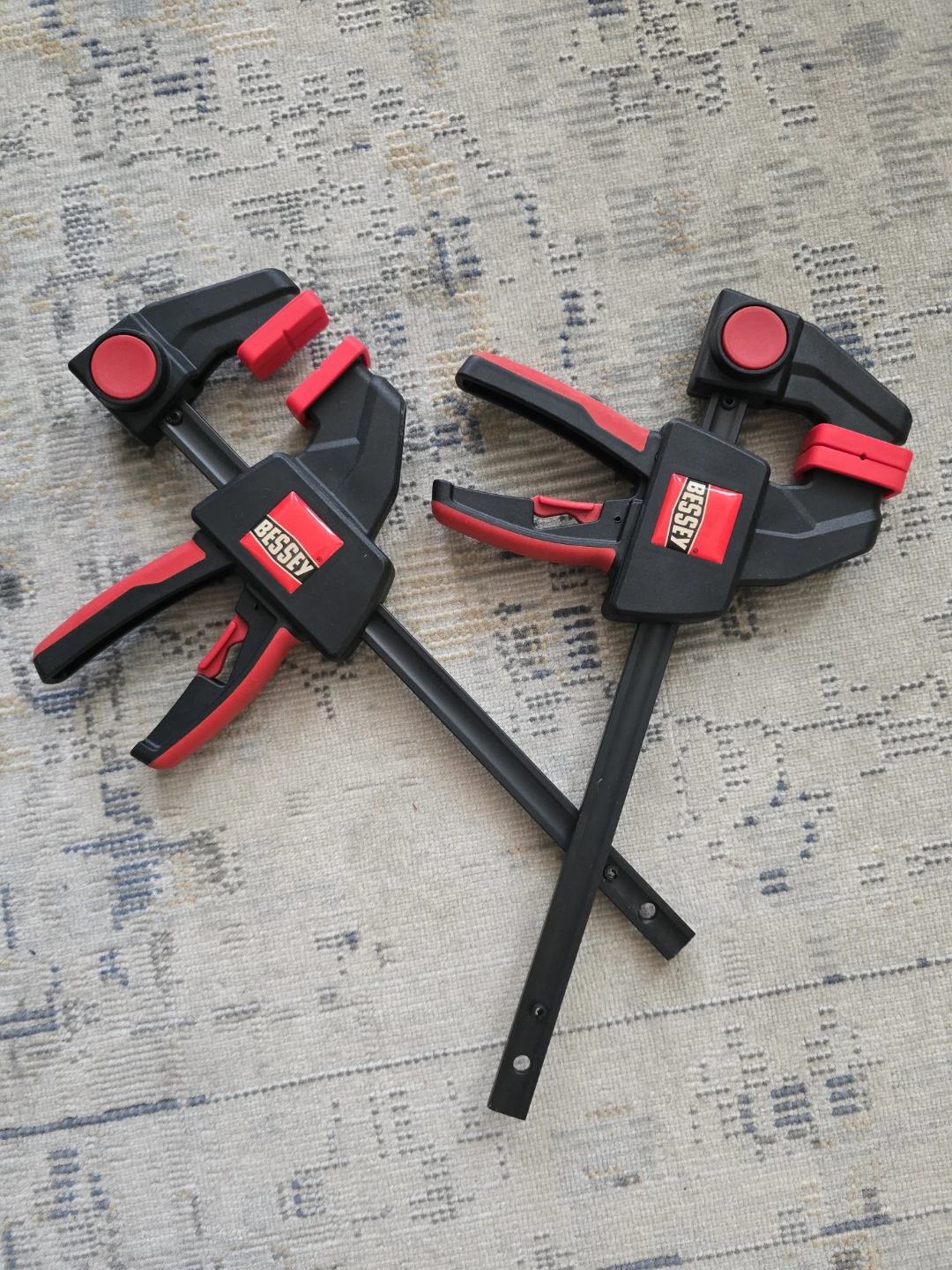 Two Bessey Quick-Grip Clamps