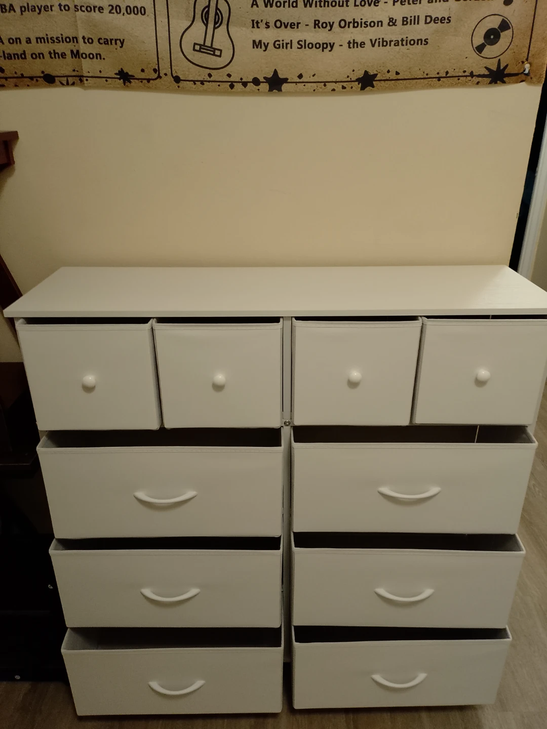 White 10-Drawer Storage Dresser - photo 2