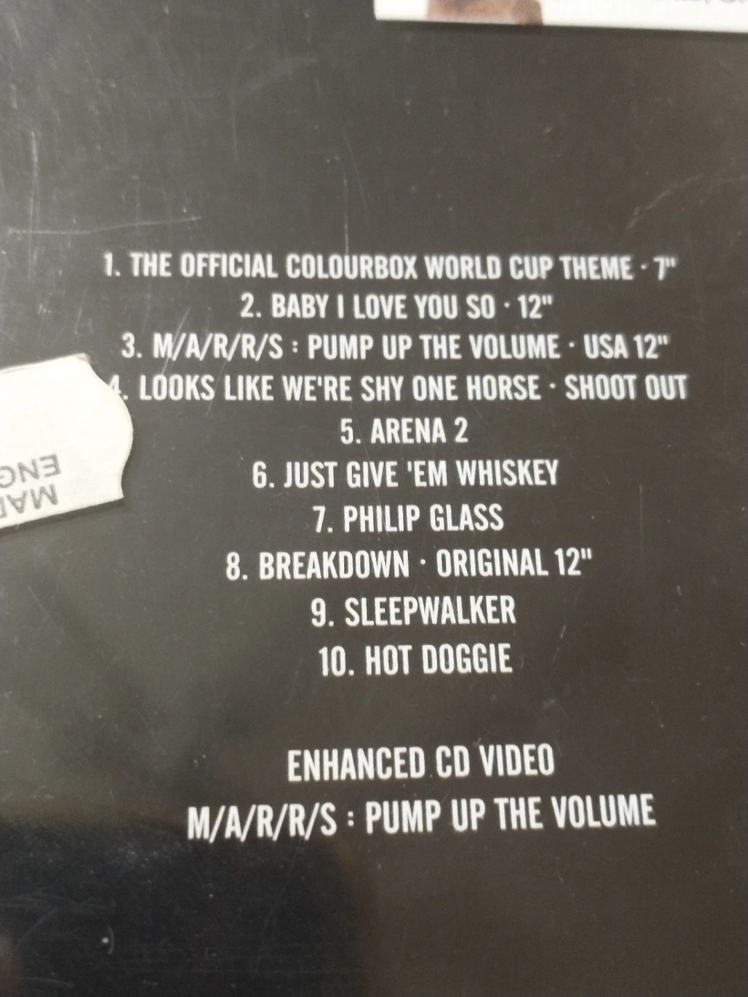 Great album!  Colourbox Best of 82/87 CD - photo 4