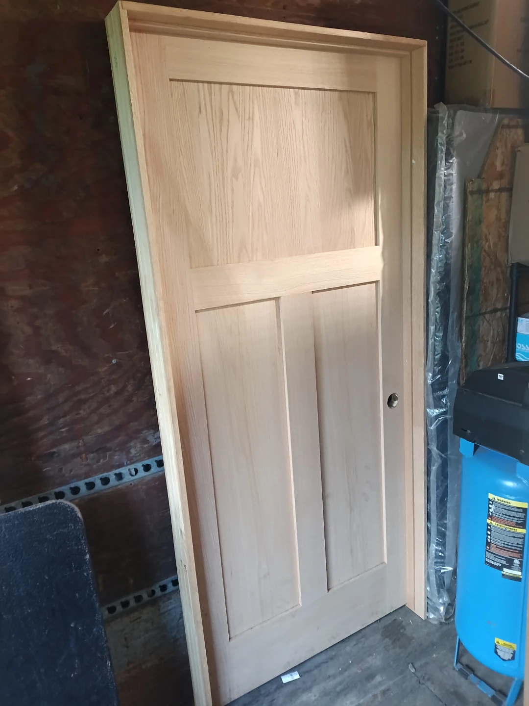 Prehung Solid oak three panel doors - photo 2